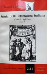 Storia della letteratura italiana. Volume II