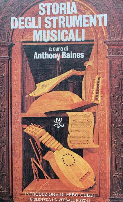 Storia degli strumenti musicali - Anthony Baines - copertina