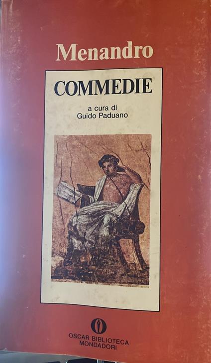 Commedie - Menandro - copertina