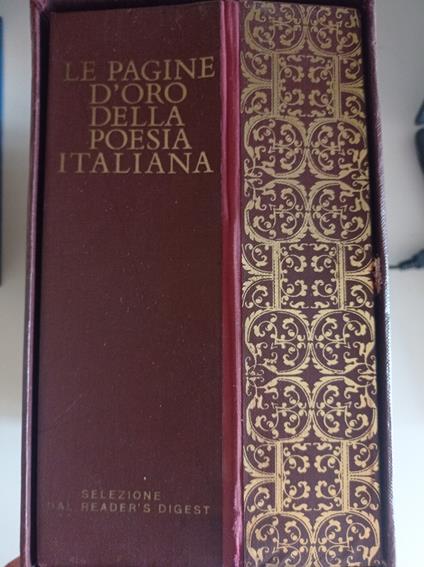 Le pagine d'oro della poesia italiana - copertina