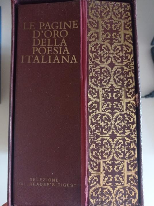 Le pagine d'oro della poesia italiana - copertina