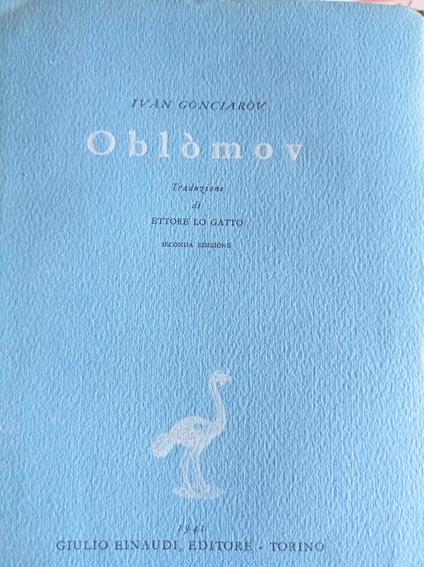 Oblomov - copertina