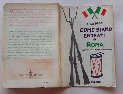 Come siamo entrati in Roma - Ugo Pesci - copertina