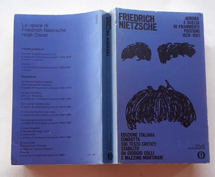 Aurora. Scelta di frammenti postumi 1879-1881 - Friedrich Nietzsche - copertina