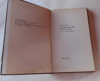 La fidanzata di lillà. Lettere a Ljuba - Aleksandr Blok - copertina