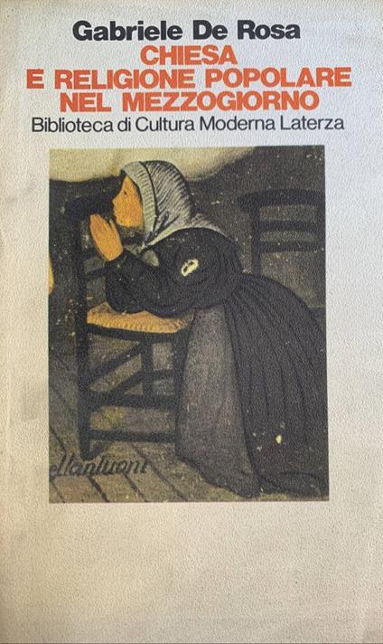 Chiesa e religione popolare nel Mezzogiorno - Gabriele De Rosa - copertina