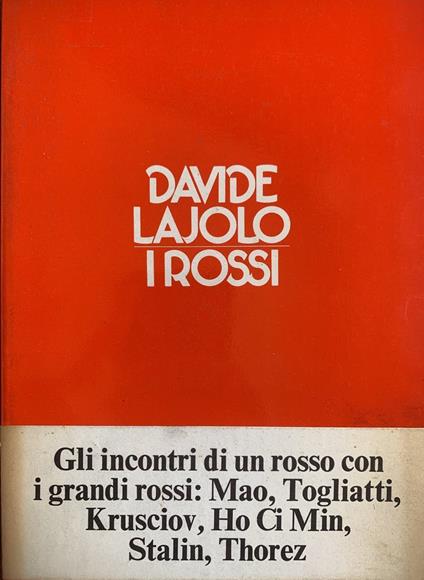 I rossi - Davide Lajolo - copertina