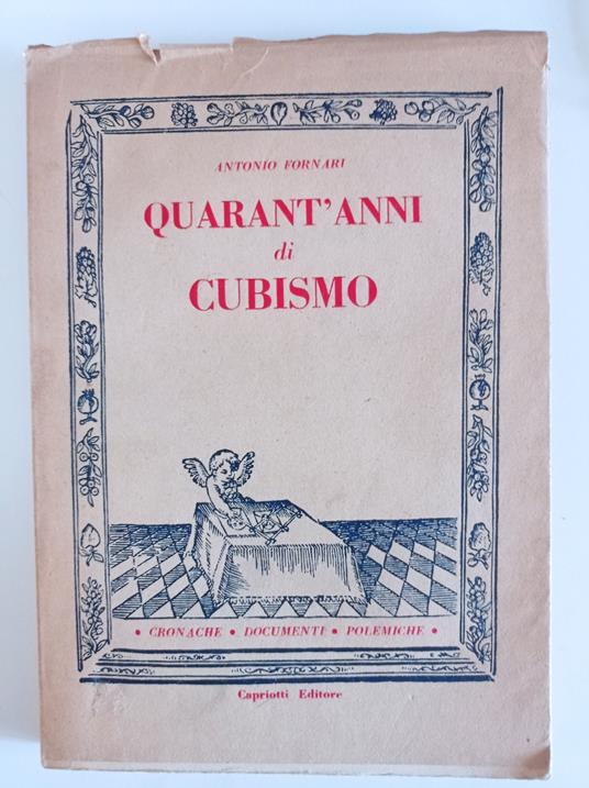 Quarant'anni di cubismo - Antonio Fornari - copertina