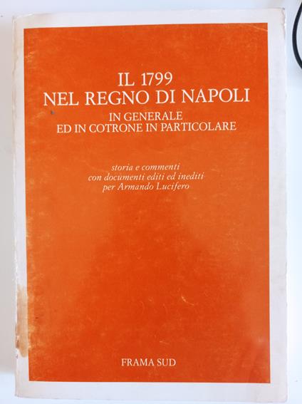 Il 1799 nel Regno di Napoli - copertina