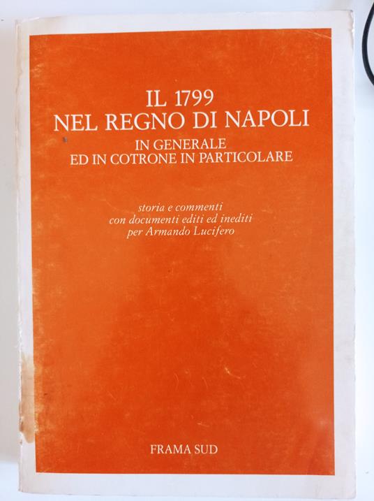 Il 1799 nel Regno di Napoli - copertina