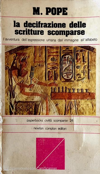 La decifrazione delle scritture scomparse - copertina