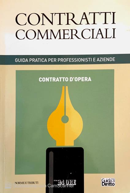 Contratti commerciali: Contratto d'opera - Federico Ciaccafava - copertina