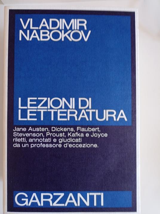 Lezioni di letteratura - Vladimir Nabokov - copertina