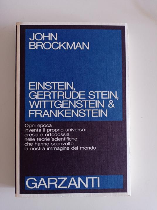 Einstein, Gertrude Stein, Wittgenstein & Frankenstein - John Brockman - copertina