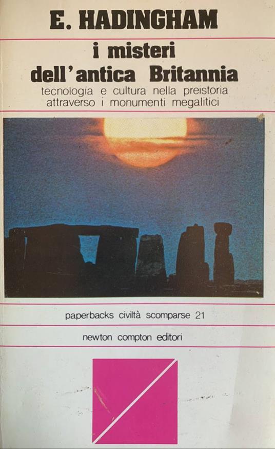 I misteri dell'antica Britannia - Evan Hadingham - copertina