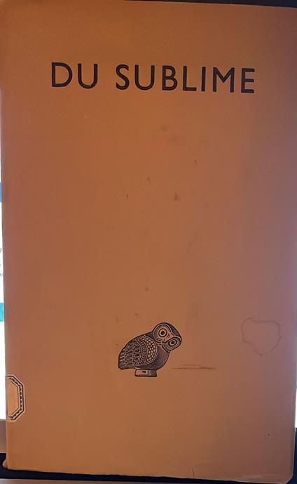 Du sublime - copertina