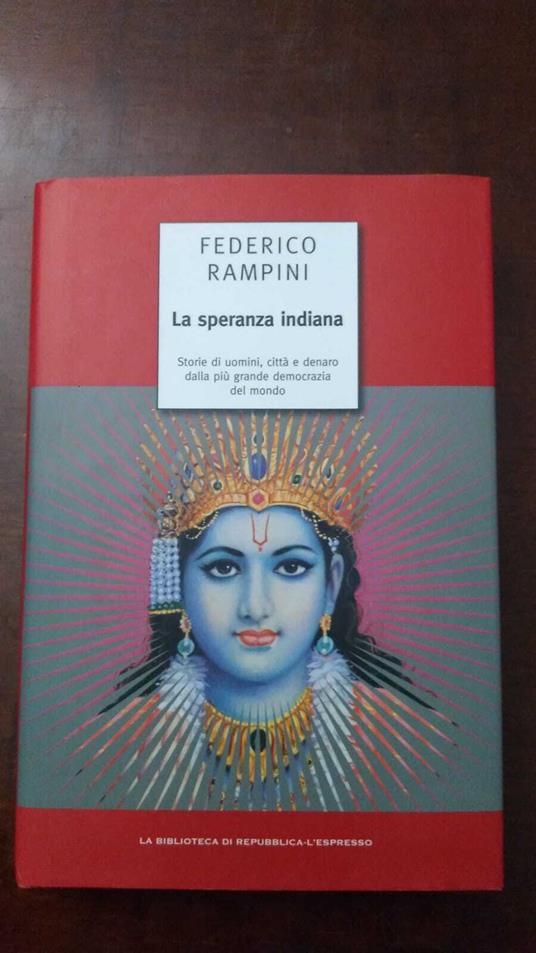 speranza indiana - Federico Rampini - copertina