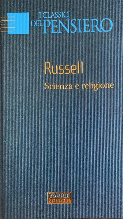 Scienza e religione - Bertrand Russell - copertina