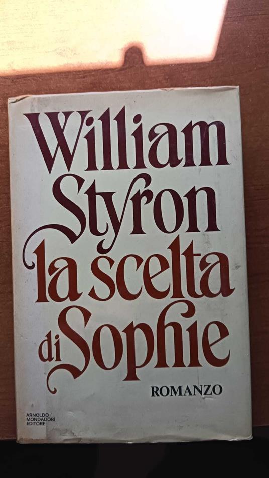 La scelta di Sophie - William Styron - copertina