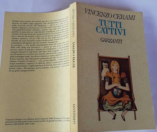 Tutti cattivi - Vincenzo Cerami - copertina