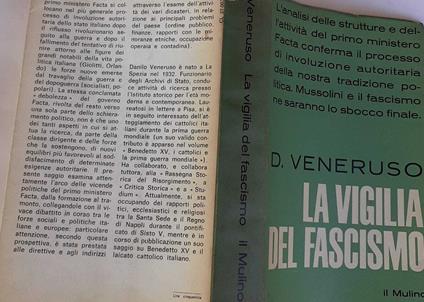 La vigilia del fascismo - Danilo Veneruso - copertina