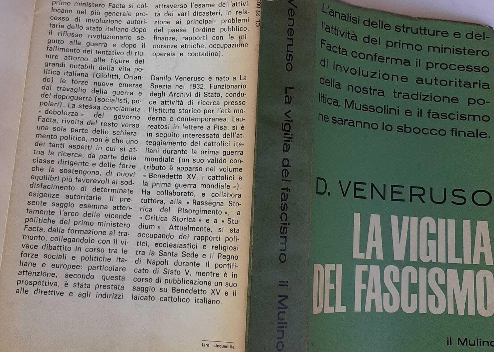 La vigilia del fascismo