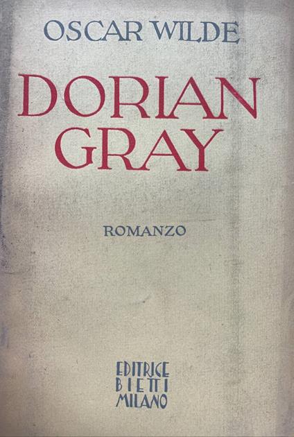 Dorian Gray - Oscar Wilde - copertina