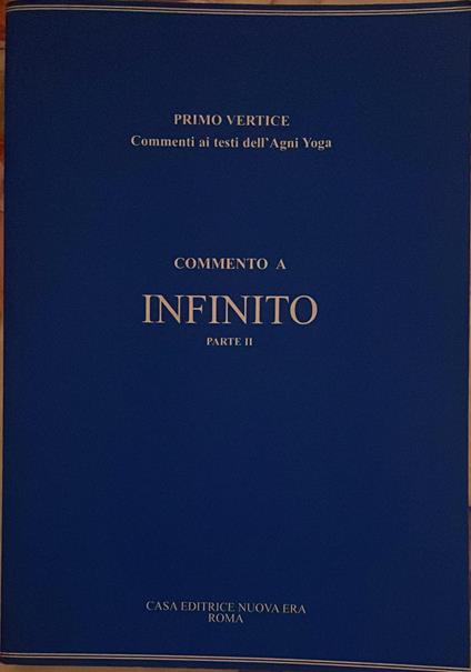 Commento a Infinito. Parte II - copertina