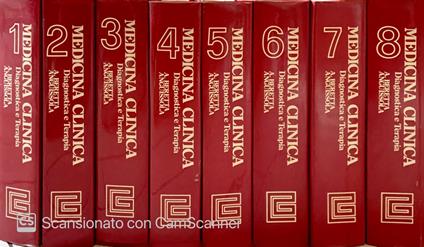 Medicina clinica diagnostica e terapia. Vol. 1-2-3-4-5-6-7-8 - copertina