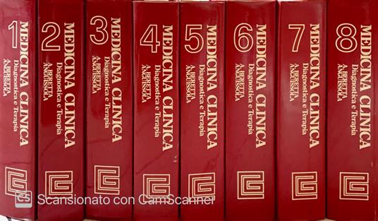 Medicina clinica diagnostica e terapia. Vol. 1-2-3-4-5-6-7-8 - copertina