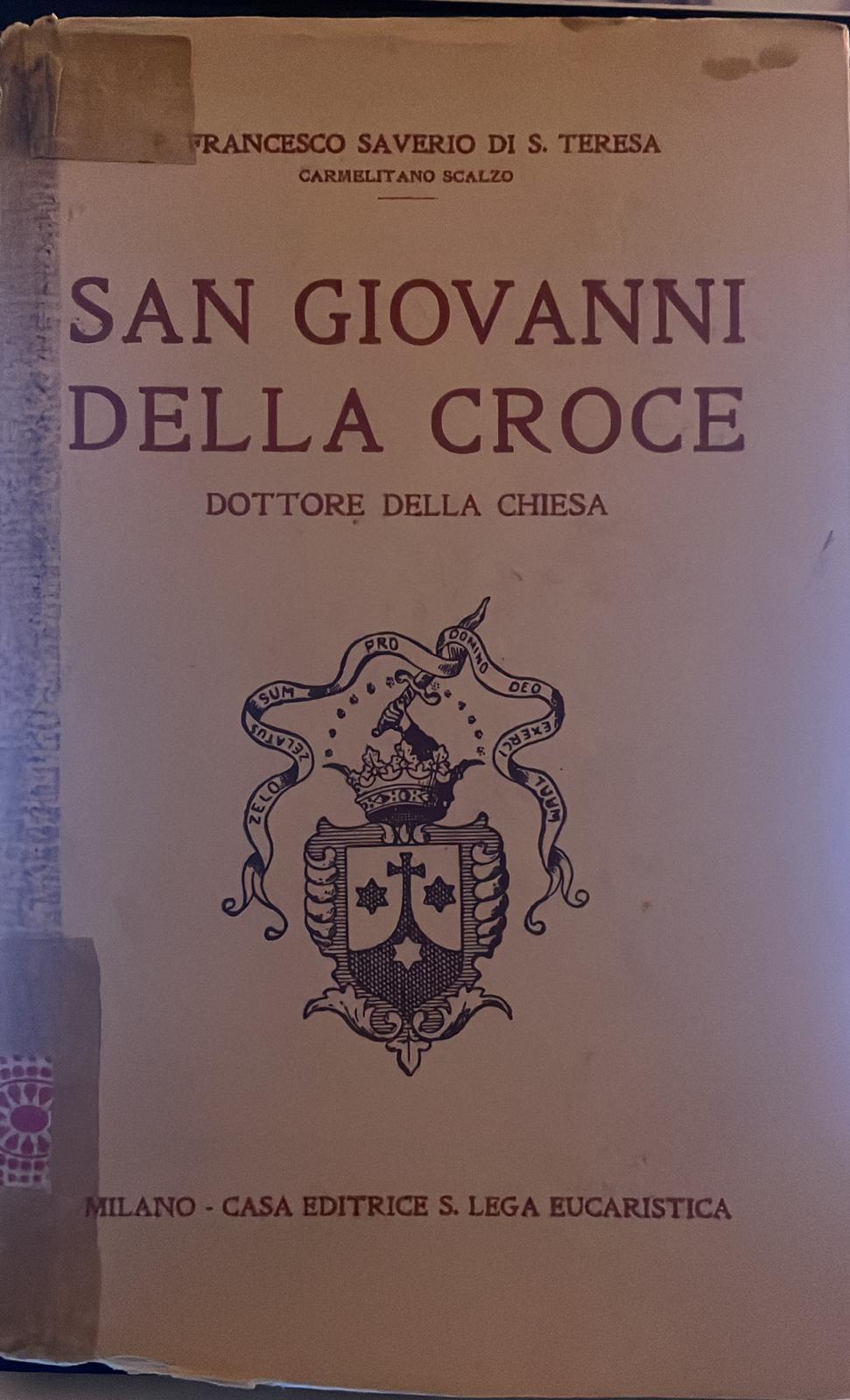 San Giovanni della croce. Dottore della chiesa