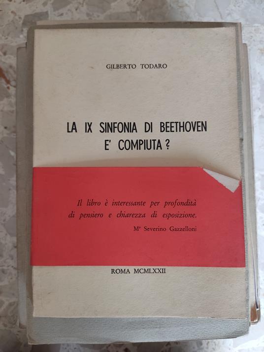 La IX sinfonia di Beethoven è compiuta? - copertina