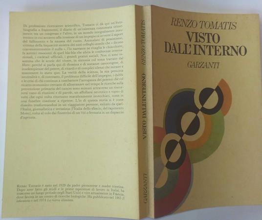 Visto dall'interno - Renzo Tomatis - copertina
