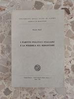 I partiti politici italiani e la polemica sul sessantasei