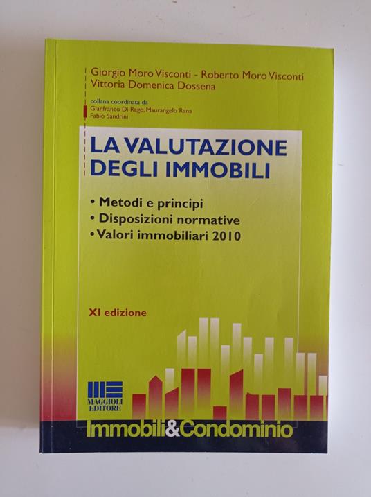 La valutazione degli immobili - copertina