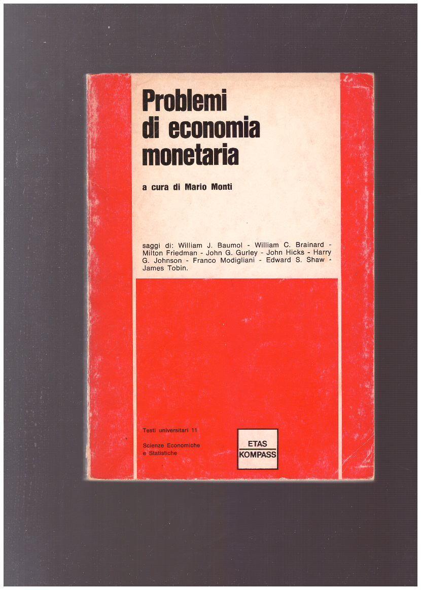 Problemi di economia monetaria