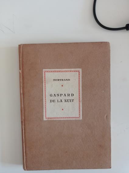 Gaspard de la nuit - copertina