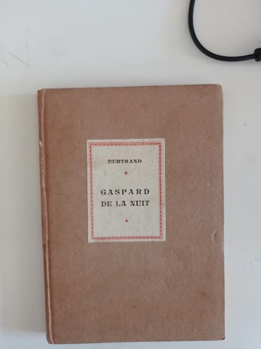 Gaspard de la nuit - copertina