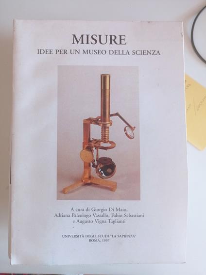 MISURE idee per un museo della scienza - copertina