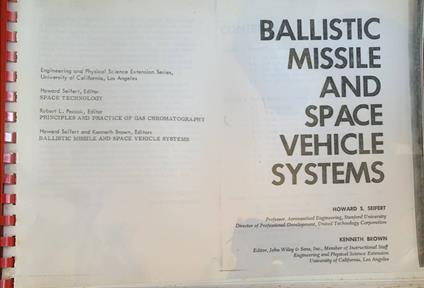 Ballistic missile and space vehicle systems - copertina