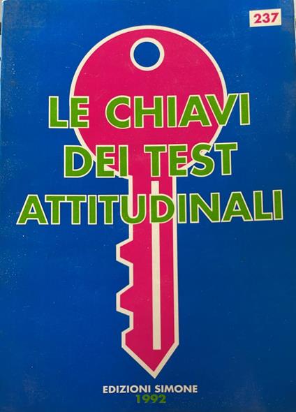 Le chiavi dei test attitudinali - copertina