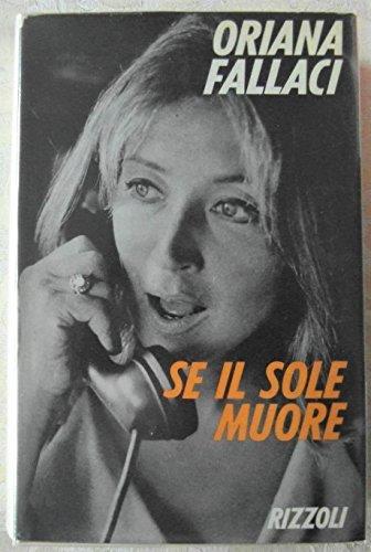 Se il sole muore - Oriana Fallaci - copertina