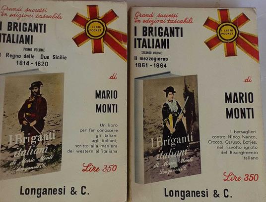 I briganti italiani. Volume I II - Mario Monti - copertina