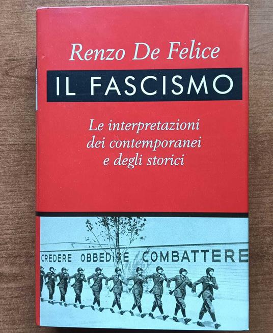 Il fascismo - Renzo De Felice - copertina