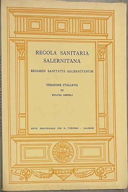 Regola sanitaria salernitana - Fulvio Gherli - copertina