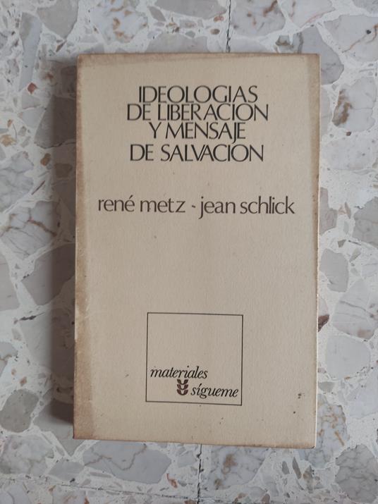 Ideologias de liberacion y mensaje de salvacion - copertina