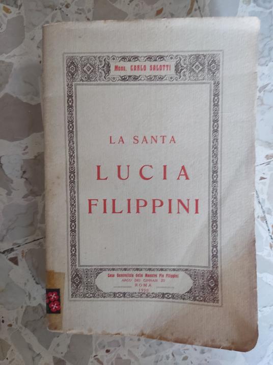 La santa Lucia Filippini - Carlo Salotti - copertina