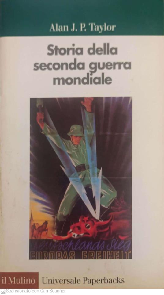 Storia della seconda guerra mondiale - A. J. P. Taylor - copertina