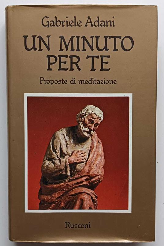 Un minuto per te - Gabriele Adani - copertina