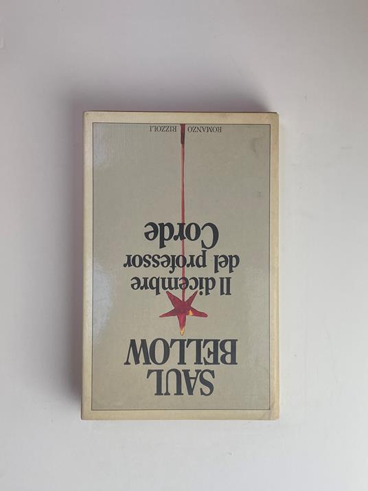 Il dicembre del professore Corde - Bellow Saul,Saul Bellow - copertina